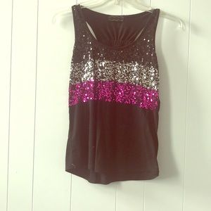 Sparkling tank top